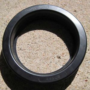 Optronics A45GB PVC Grommet 4" Lights Flush Mount Black Truck Trailer Socket